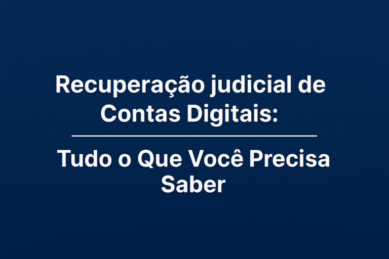 🔒 Recuperação de Contas Digitais: Tudo o Que Você Precisa Saber Para Reativar WhatsApp, Instagram ou E-mail Invadido ou Suspenso.
